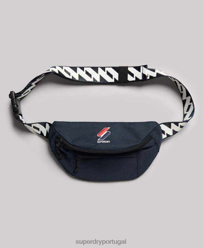 código essencial bumbag homens marinha acessórios Superdry 2208H6415