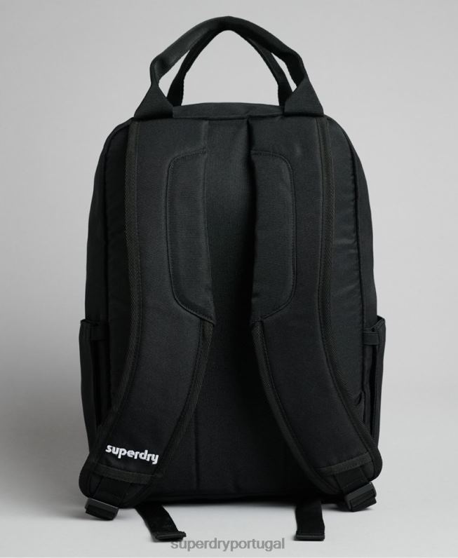 mochila alça superior homens cinza escuro acessórios Superdry 2208H1654