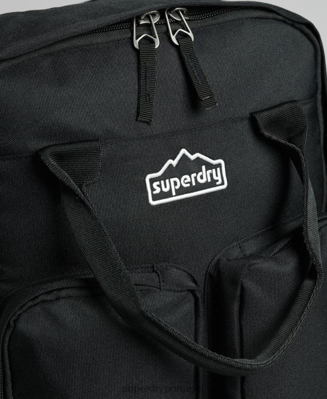 mochila alça superior homens cinza escuro acessórios Superdry 2208H1654