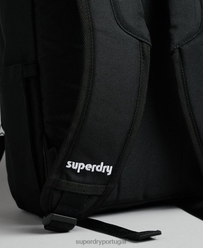 mochila alça superior homens cinza escuro acessórios Superdry 2208H1654