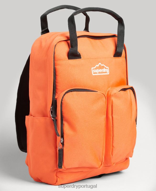 mochila alça superior homens laranja acessórios Superdry 2208H1662