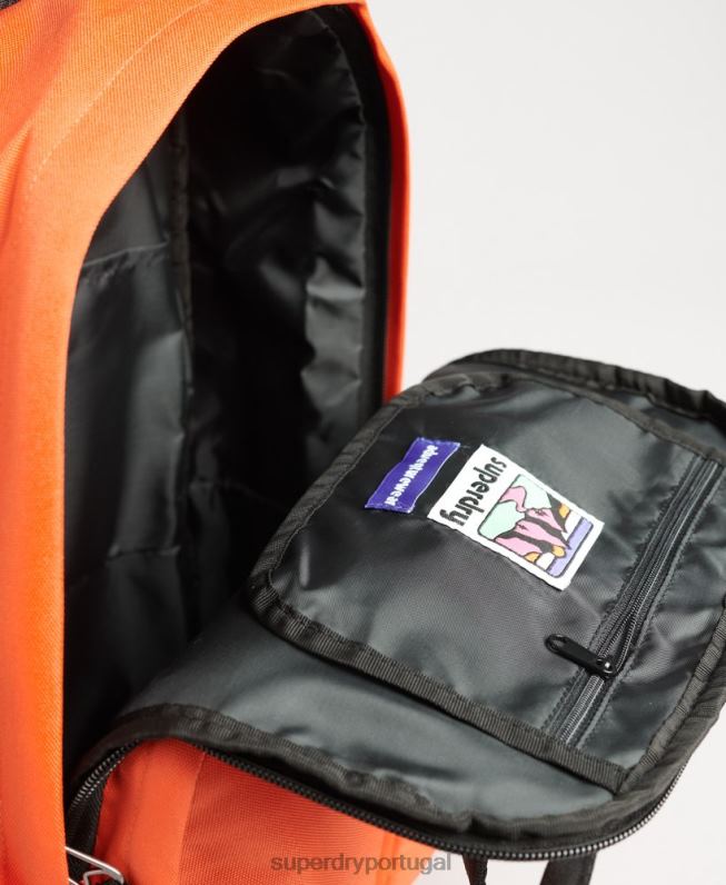 mochila alça superior homens laranja acessórios Superdry 2208H1662