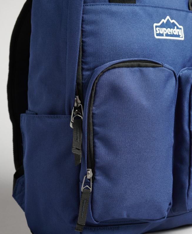 mochila alça superior homens marinha acessórios Superdry 2208H1655