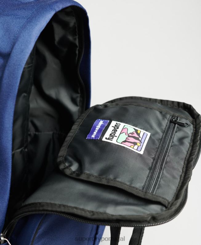 mochila alça superior homens marinha acessórios Superdry 2208H1655