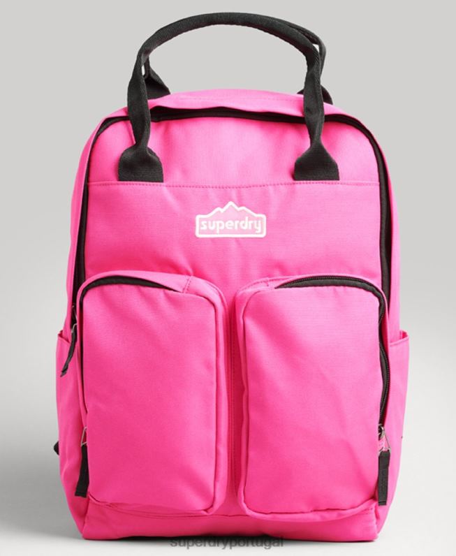 mochila alça superior homens rosa acessórios Superdry 2208H1661