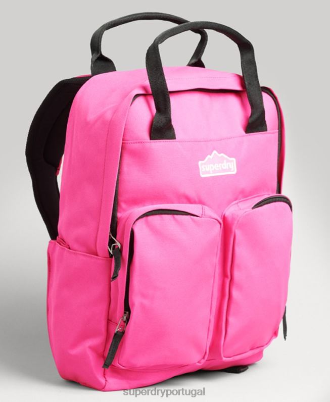 mochila alça superior homens rosa acessórios Superdry 2208H1661