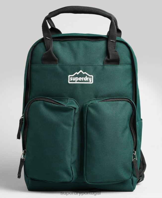 mochila alça superior homens verde acessórios Superdry 2208H1822