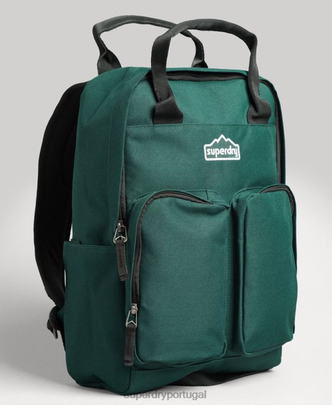 mochila alça superior homens verde acessórios Superdry 2208H1822