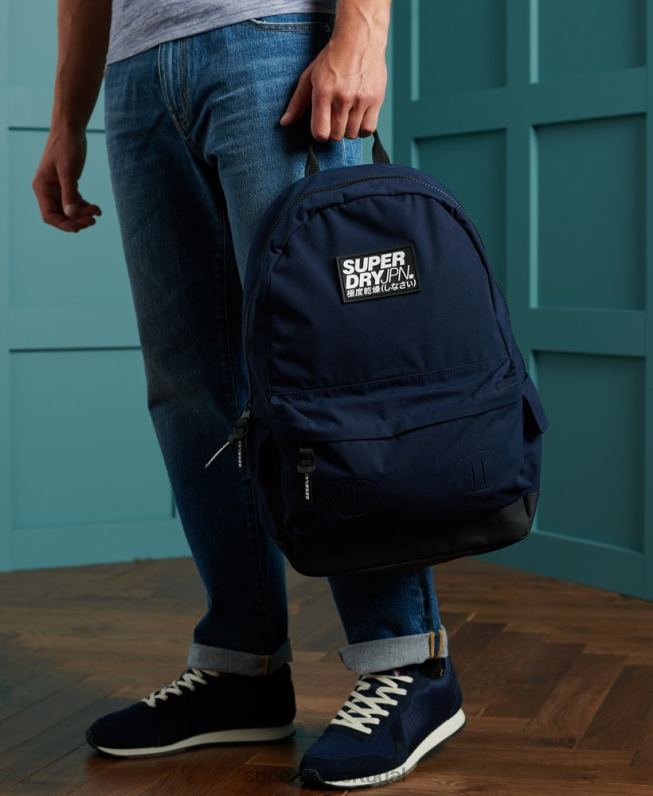mochila clássica montana homens marinha acessórios Superdry 2208H1856