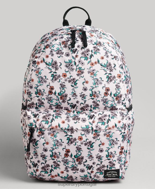 mochila estampada montana homens rosa acessórios Superdry 2208H1634