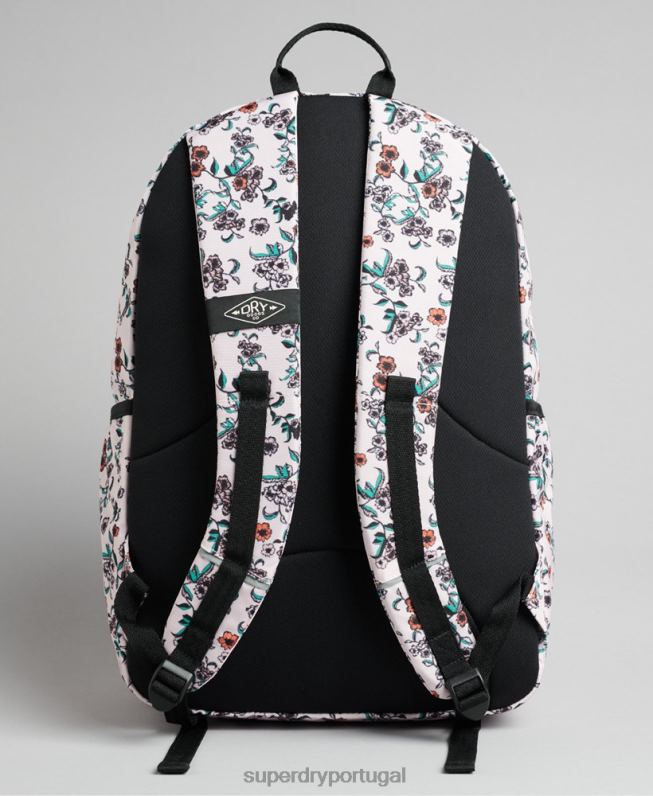 mochila estampada montana homens rosa acessórios Superdry 2208H1634
