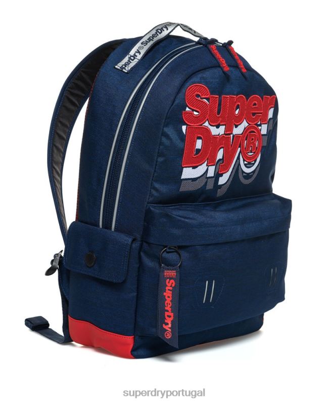 mochila jacky montana homens marinha acessórios Superdry 2208H1860