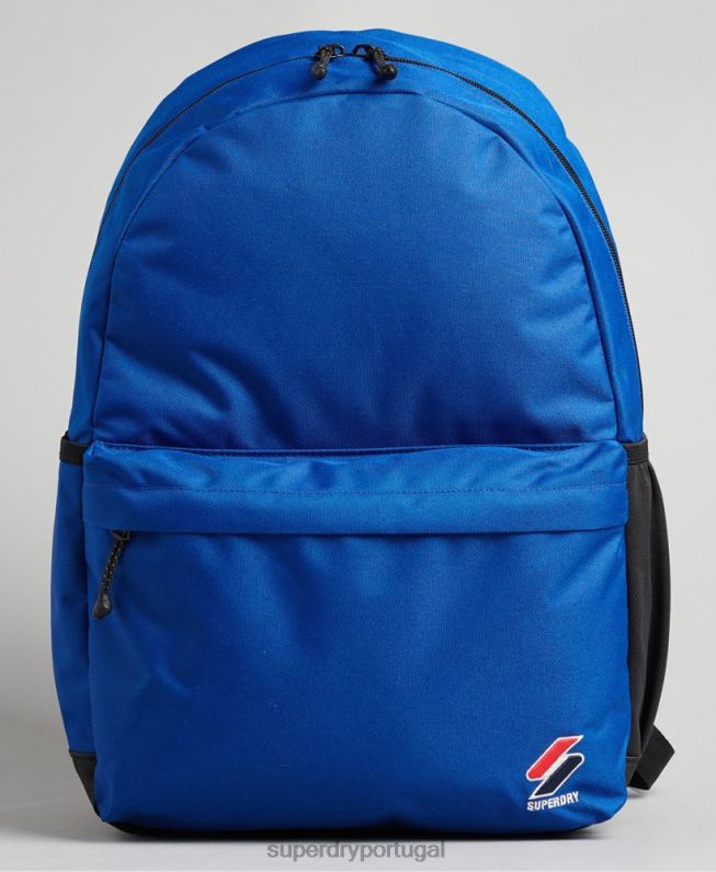 mochila montana essencial homens azul acessórios Superdry 2208H1652