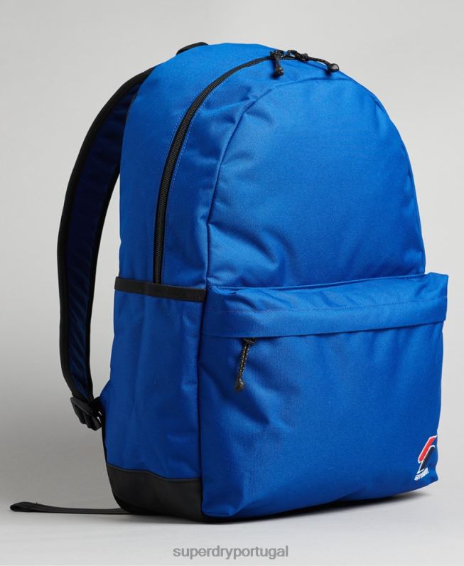 mochila montana essencial homens azul acessórios Superdry 2208H1652