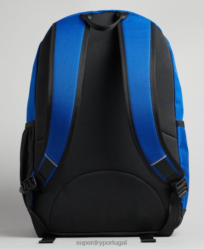 mochila montana essencial homens azul acessórios Superdry 2208H1652