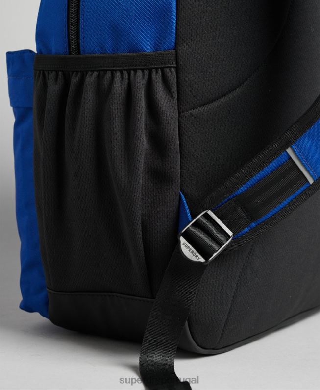 mochila montana essencial homens azul acessórios Superdry 2208H1652