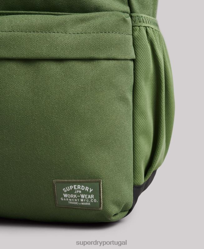 mochila montana essencial homens caqui acessórios Superdry 2208H1745