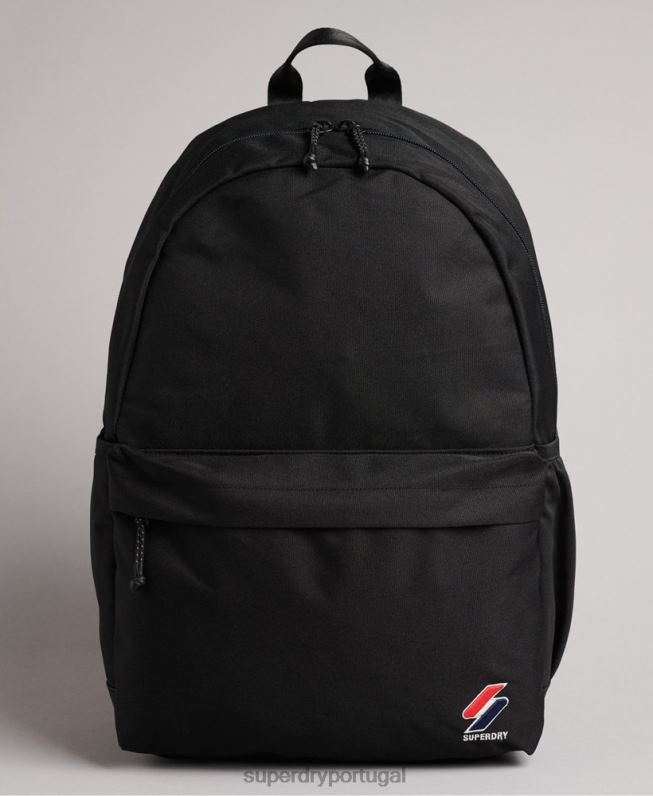 mochila montana essencial homens preto acessórios Superdry 2208H1632