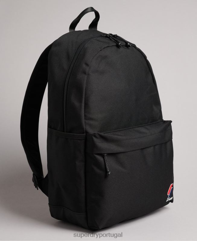 mochila montana essencial homens preto acessórios Superdry 2208H1632