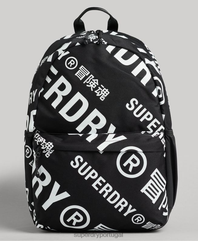 mochila montana essencial homens preto acessórios Superdry 2208H1733