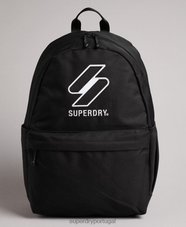 mochila montana essencial homens preto acessórios Superdry 2208H6375