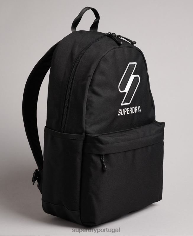 mochila montana essencial homens preto acessórios Superdry 2208H6375