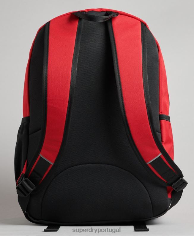 mochila montana essencial homens vermelho acessórios Superdry 2208H1707
