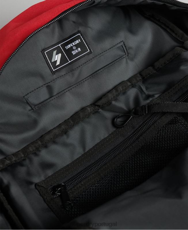 mochila montana essencial homens vermelho acessórios Superdry 2208H1707