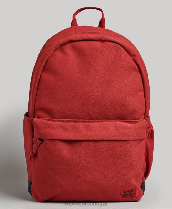 mochila montana essencial homens vermelho acessórios Superdry 2208H6368