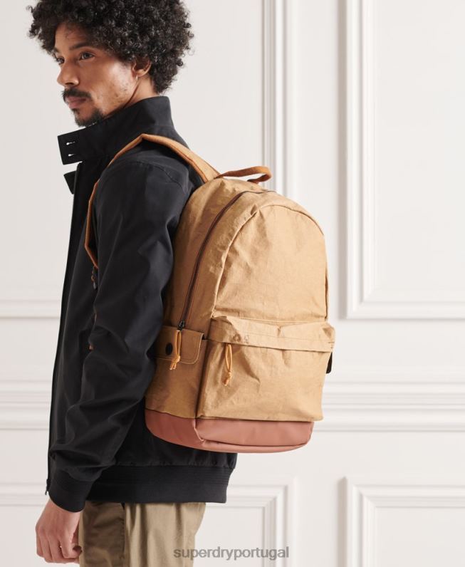 mochila pura montana homens marrom acessórios Superdry 2208H6432