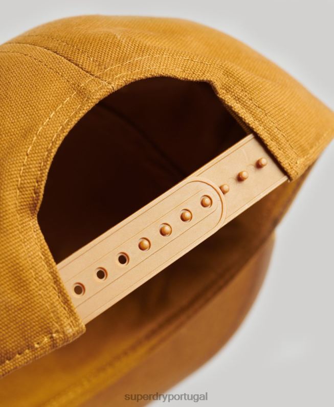 boné b-boy homens marrom acessórios Superdry 2208H1631