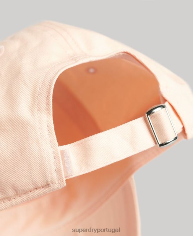 boné de beisebol essencial homens rosa acessórios Superdry 2208H1657