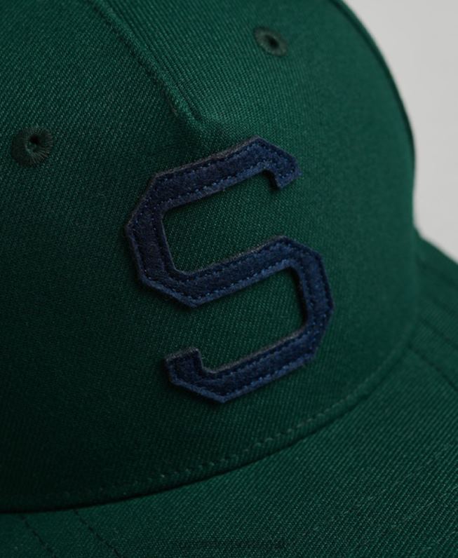 boné gráfico b-boy homens verde acessórios Superdry 2208H1676