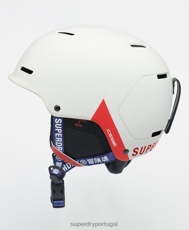 capacete cebe pow mips homens branco acessórios Superdry 2208H1396
