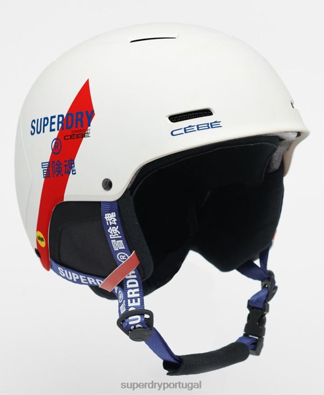 capacete cebe pow mips homens branco acessórios Superdry 2208H1396
