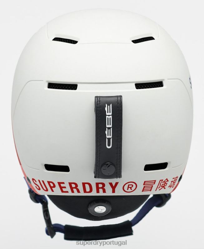 capacete cebe pow mips homens branco acessórios Superdry 2208H1396