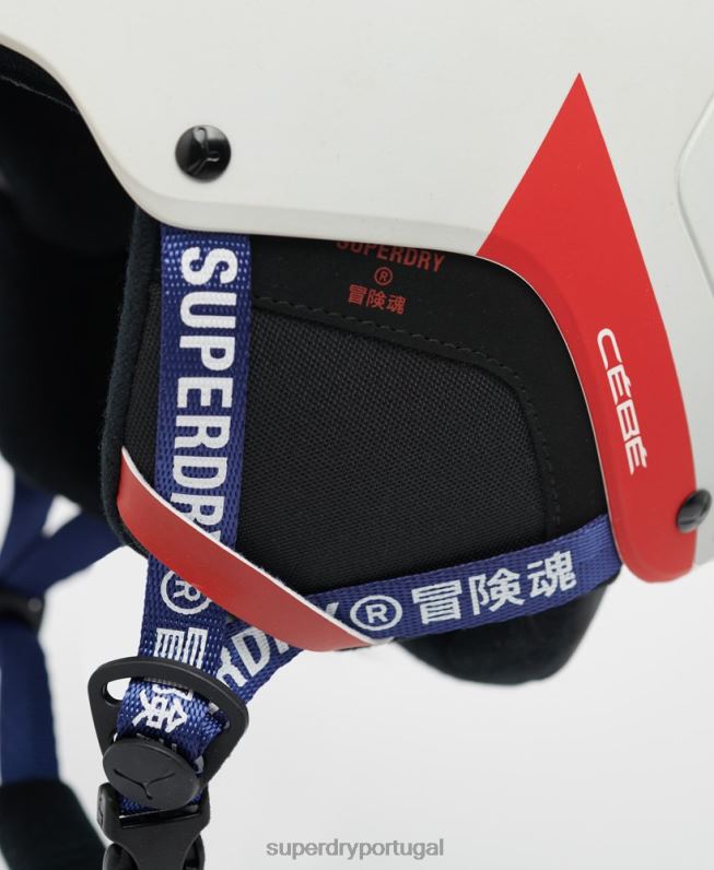 capacete cebe pow mips homens branco acessórios Superdry 2208H1396