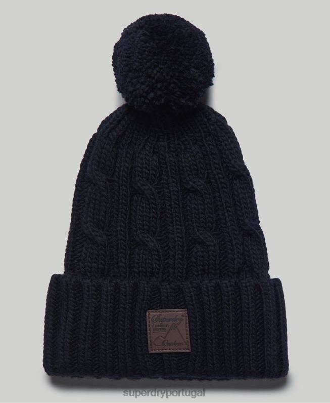 gorro de cabo de arrastão homens marinha acessórios Superdry 2208H1809