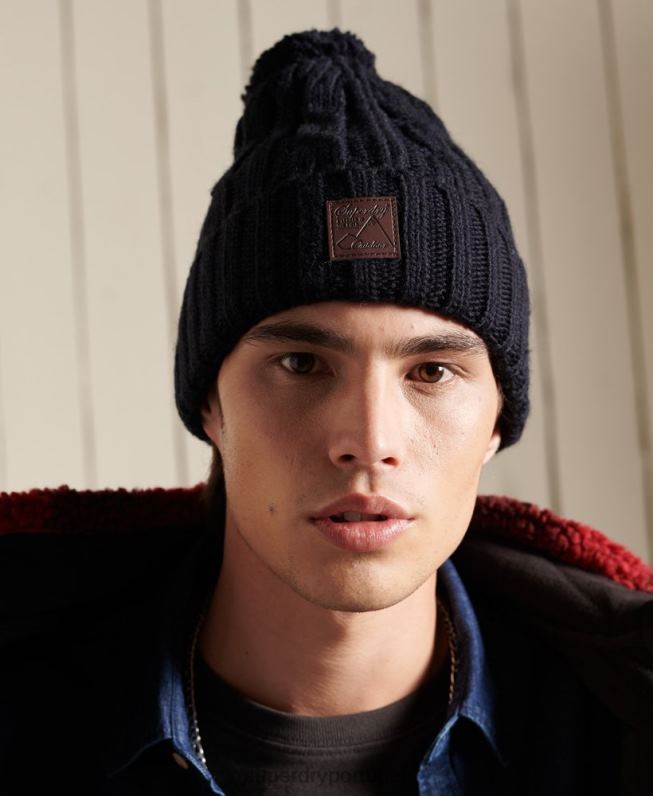 gorro de cabo de arrastão homens marinha acessórios Superdry 2208H1809