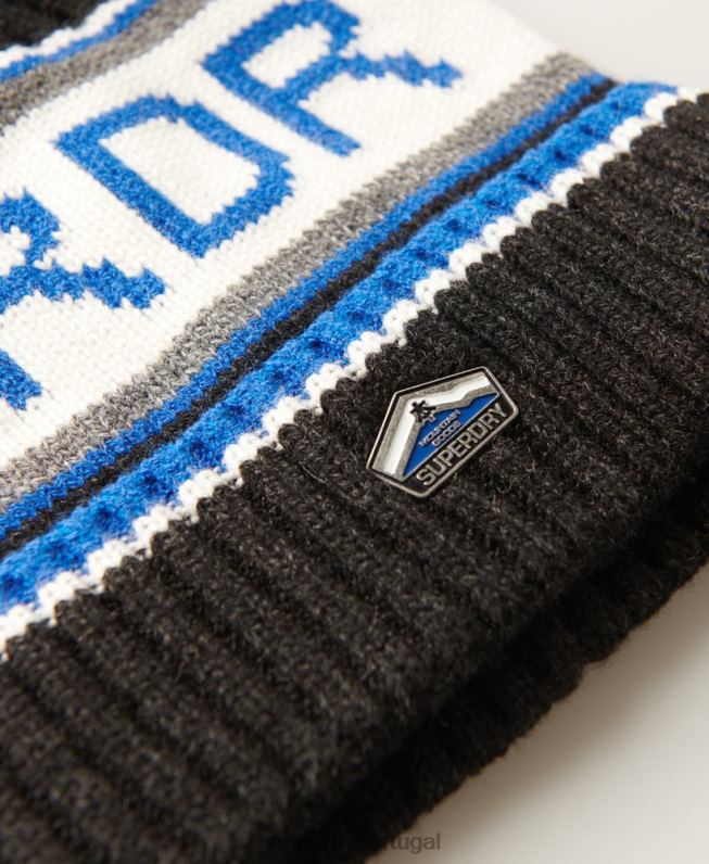gorro logotipo homens preto acessórios Superdry 2208H1839