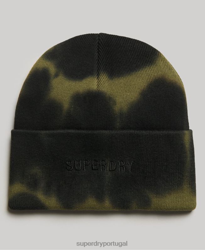gorro tingido homens preto acessórios Superdry 2208H1673