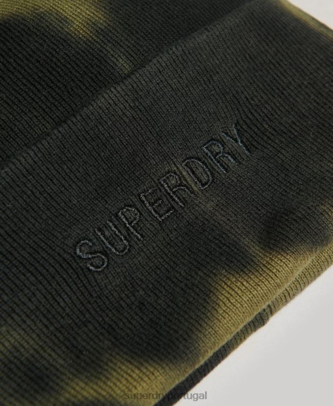 gorro tingido homens preto acessórios Superdry 2208H1673