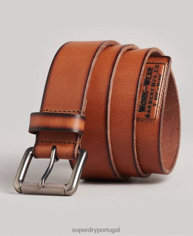 cinto de crachá homens bronzeado acessórios Superdry 2208H1844