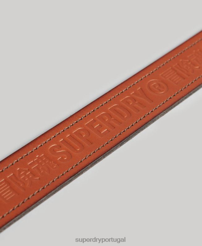 cinto de marca vintage homens bronzeado acessórios Superdry 2208H1592