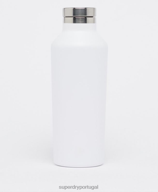 garrafa de aço de treinamento homens branco acessórios Superdry 2208H5368