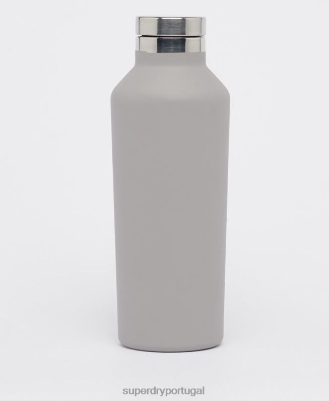 garrafa de aço de treinamento homens cinza acessórios Superdry 2208H1828