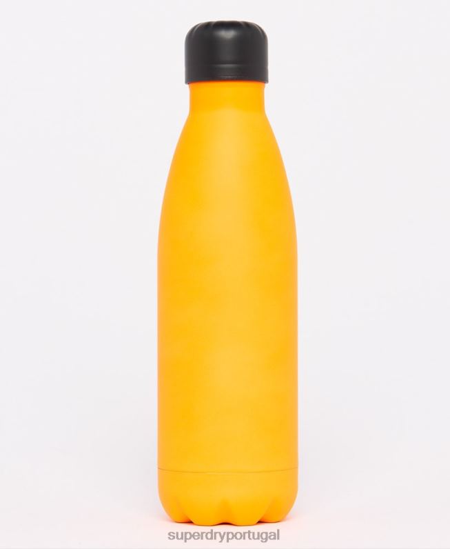 garrafa de aço esporte homens laranja acessórios Superdry 2208H5408