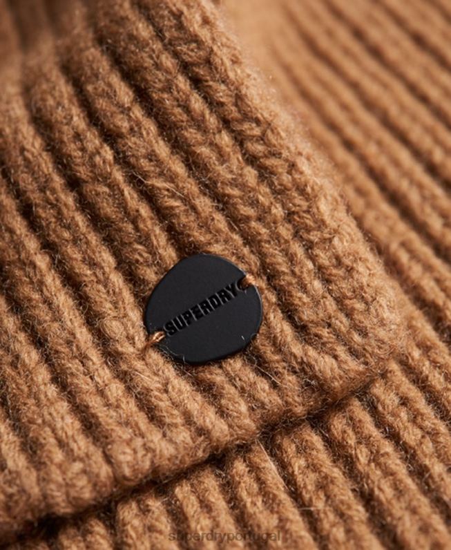 lenço canelado premium studios homens bronzeado acessórios Superdry 2208H1808