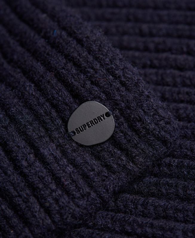 lenço canelado premium studios homens marinha acessórios Superdry 2208H1813