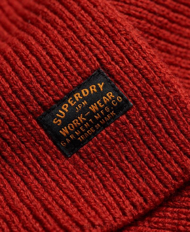 lenço de radar homens vermelho acessórios Superdry 2208H1817